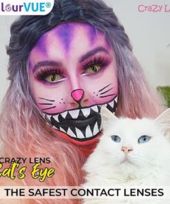 COLOURVUE CRAZY LENS CATS EYE