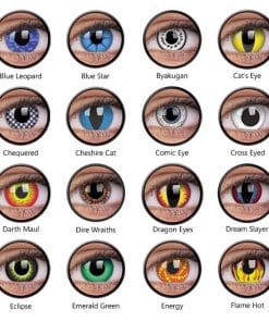 Colourvue halloween Crazy Monthly Cosmetic Lens