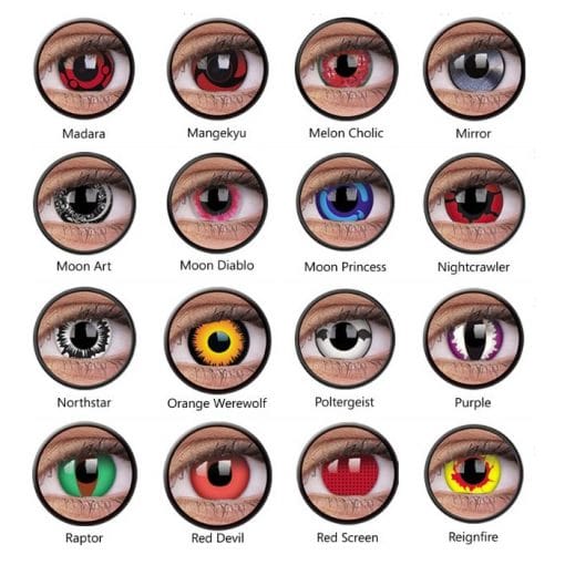 Colourvue halloween Crazy Monthly Cosmetic Lens