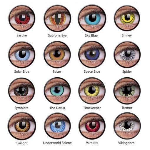 Colourvue halloween Crazy Monthly Cosmetic Lens