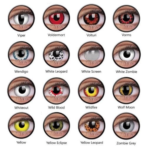 Colourvue halloween Crazy Monthly Cosmetic Lens