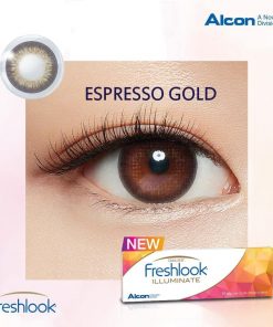 FreshLook Illuminate Espresso Gold Coloured Lens