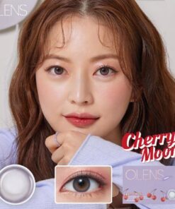 Olens Cherry Moon Gray Monthly Lens