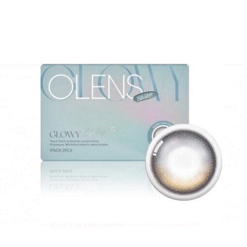 Olens Eyelighter Glowy Ash Gray Monthly Lens