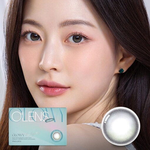 Olens Eyelighter Glowy Ash Gray Monthly Lenses