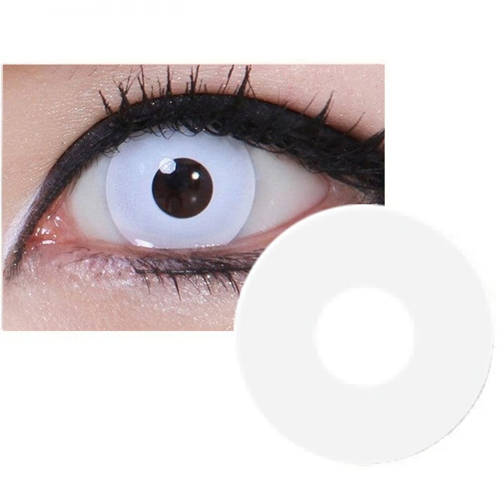 Geolica White Halloween Crazy Lens Geolica White Halloween Crazy